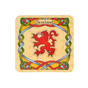 Book of Kells Mug & Coaster with Scottish Lion Rampant Coaster Gaelsong