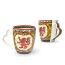 Book of Kells Mug & Coaster with Scottish Lion Rampant 2 Mugs Gaelsong