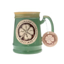 Cultural Embossment Irish Pottery Tankard Gaelsong