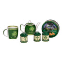 Shamrock Themed Tea & Shortbread Biscuits Set of 6 Gaelsong