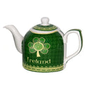 Shamrock Themed Tea & Shortbread Biscuits Tea Pot Gaelsong
