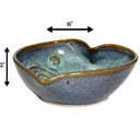 D65014 Handmade Pottery Irish Heart Bowl Measure Gaelsong