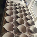 D65014 Handmade Pottery Irish Heart Bowl Gaelsong