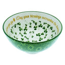 WD65039 Irish Shamrock Blessing Bowl Gaelsong
