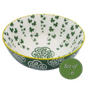 D65045S Lucky Adventure Shamrock Ceramic Bowl Set Gaelsong

