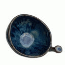 Hand Thrown Blue Irish Soup Toureen Inside view Gaelsong
