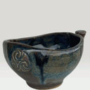 Hand Thrown Blue Irish Soup Toureen  Gaelsong
