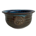 Handmade Celtic Swirl Soup Bowl Front View Gaelsong 
