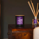 D67044 Handmade Lavender Scottish Wax Candle Lifetyle Gaelsong