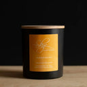 Energizing Lemongrass Scented Wax Candle Front Gaelsong