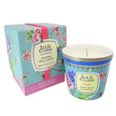 White Roses & Gardenia Handmade Ceramic Scented Candles Gaelsong 