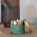 Vegan Scottish Bog Myrtle & Fresh Mint Candle Front Gaelsong
