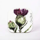 D68613 Thistle Flower of Scotland Coaster Set of 2 Gaelsong