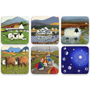 D68621 Irish Scenery Coaster Set of 6 Gaelsong
