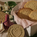 D68631S Celtic Lovers' Hearts Cookie Stamp Wedding Set of 6 Lifestyle View  Gaelsong