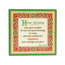 D68667 Irish Designed Ceramic Coaster Home Blessing  Gaelsong
