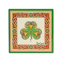 D68669 Irish Designed Ceramic Coaster Shamrock Gaelsong
