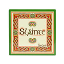 D68672 Irish Designed Ceramic Coaster Cross Gaelsong
