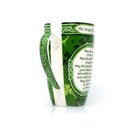 Shamrock & Irish Blessing Tea Collection Mug side view Gaelsong
