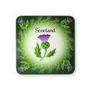 Scotland Thistle Wooden Coaster Gaelsong