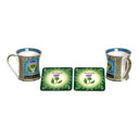 Scotland Thistle Wooden Coasters Set Mugs and Coasters Gaelsong