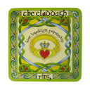 D68727 CLADDAGH Design Assorted Irish Designed Coasters Set of 4 Gaelsong
