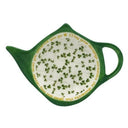 Bone China Irish Blessing Tea Bag Holder Shamrock Gaelsong