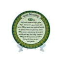 Bone China Celtic Designed Irish Blessing Plate Studio Galsong