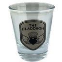 Irish Souvenir Shot Glasses with Pewter Engravings Set of 3 Claddach Gaelsong