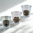 Irish Souvenir Shot Glasses with Pewter Engravings Set of 3 Ireland Shot Gaelsong