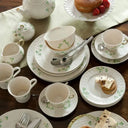 Parian China Irish Tableware with Shamrock Design Lifestyle Gaelsong