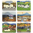 D80060 Cork Backed Irish Scenery Table Mat Set Of 6  Gaelsong
