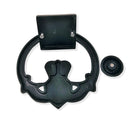 D91222 Brass Claddagh Door Knocker Black View Gaelsong
