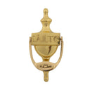D91223POLISHEDBRASS Failte Solid Brass Door Knocker  Gaelsong
