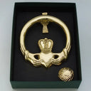 D91230 Large Irish Claddagh Door Knocker with Square Back Gaelsong
