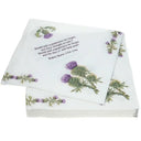 D91243 Elegiac Scotish Thistle Napkins Set of 20 Gaelsong 