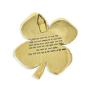 D91247 Four Leaf Clover Irish Wall Hanging Back View Gaelsong
