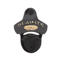 D91262 Gaelic Slainte Wall Mounted Bottle Opener- Black Brass Gaelsong