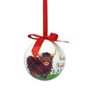 D91274 Highland Cow Christmas Bauble Gaelsong
