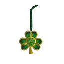 D91297 Celtic Spiral Shamrock Hanging Decoration Gaelsong
