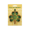 D91297 Celtic Spiral Shamrock Hanging Decoration Packaging Gaelsong
