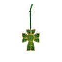 D91298 High Celtic Cross Christmas Ornament Gaelsong