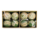 D91307 Handpainted Ireland Christmas Bauble Set of 8 Gaelsong
