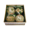 D91307 Handpainted Ireland Christmas Bauble Set of 4 Gaelsong