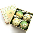 D91307 Handpainted Ireland Christmas Bauble Set of 4 Gaelsong