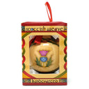 D91309 Scottish Thistle Handmade Christmas Bauble in Box Gaelsong