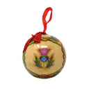 D91309 Scottish Thistle Handmade Christmas Bauble Gaelsong