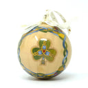 D91313 Handcrafted Irish Weave Shamrock Bauble Gaelsong
