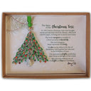 D91314 Irish Christmas Tree Shaped Ornament Box Gaelsong