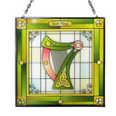 Genuine Stained Glass Irish Harp Suncatcher Gaelsong